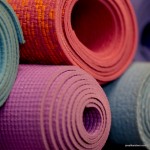 yoga mats at yoga glow studio Beccles
