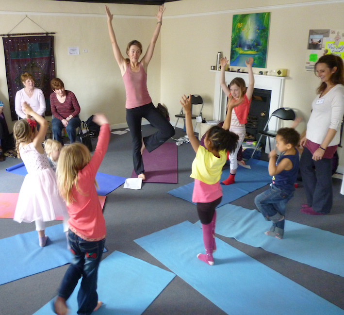 Yoga Glow Studio Open Day - Kids Yoga Demonstration